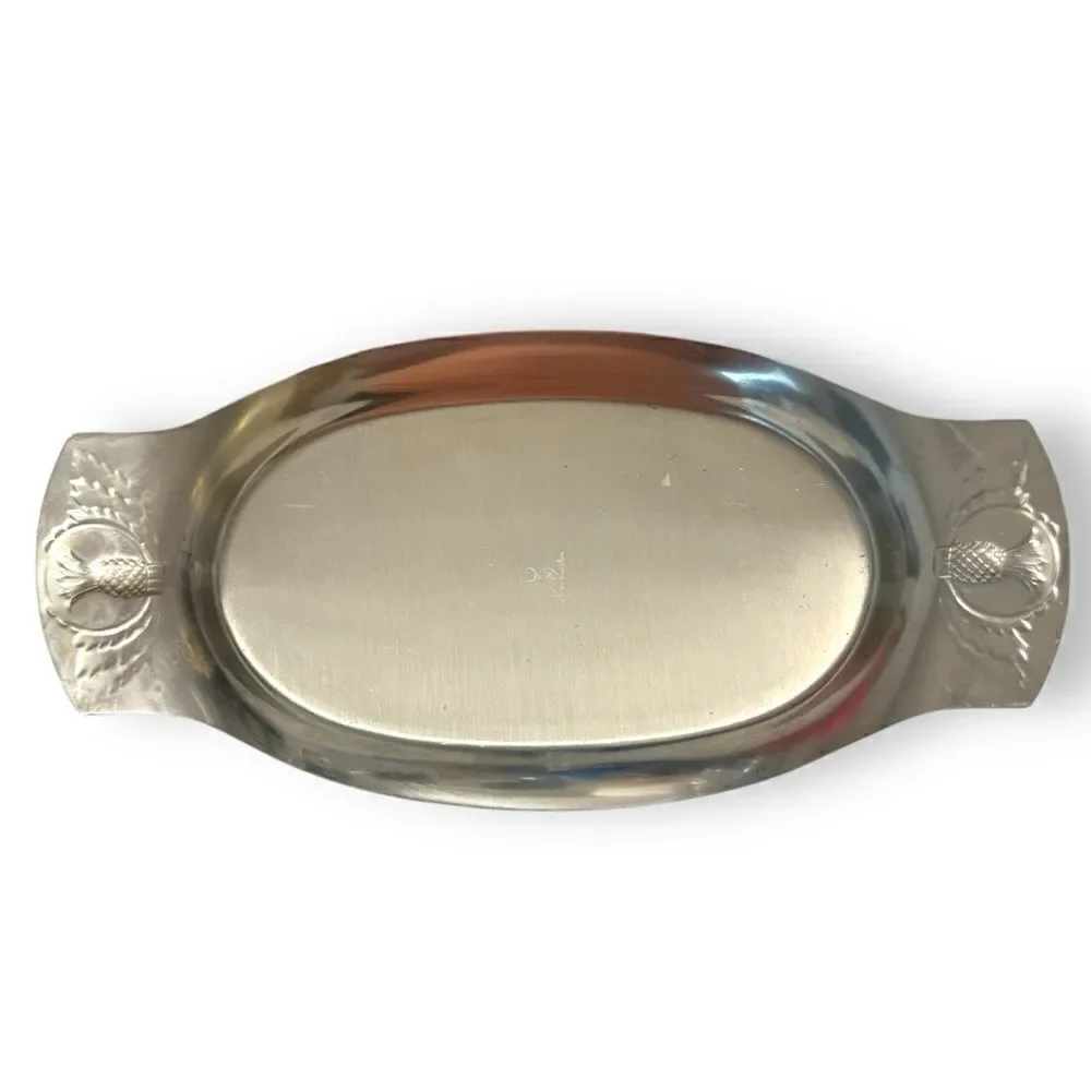 Vintage Kensington Pineapple Metal Serving Plate